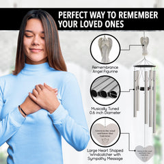 SYMPATHY HEARTS large wind catcher detail showing movement in breeze benefit stronger resonance