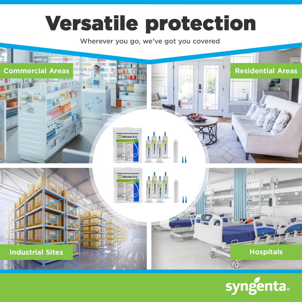Syngenta Advion gel in kitchen scene demonstrating safe indoor use