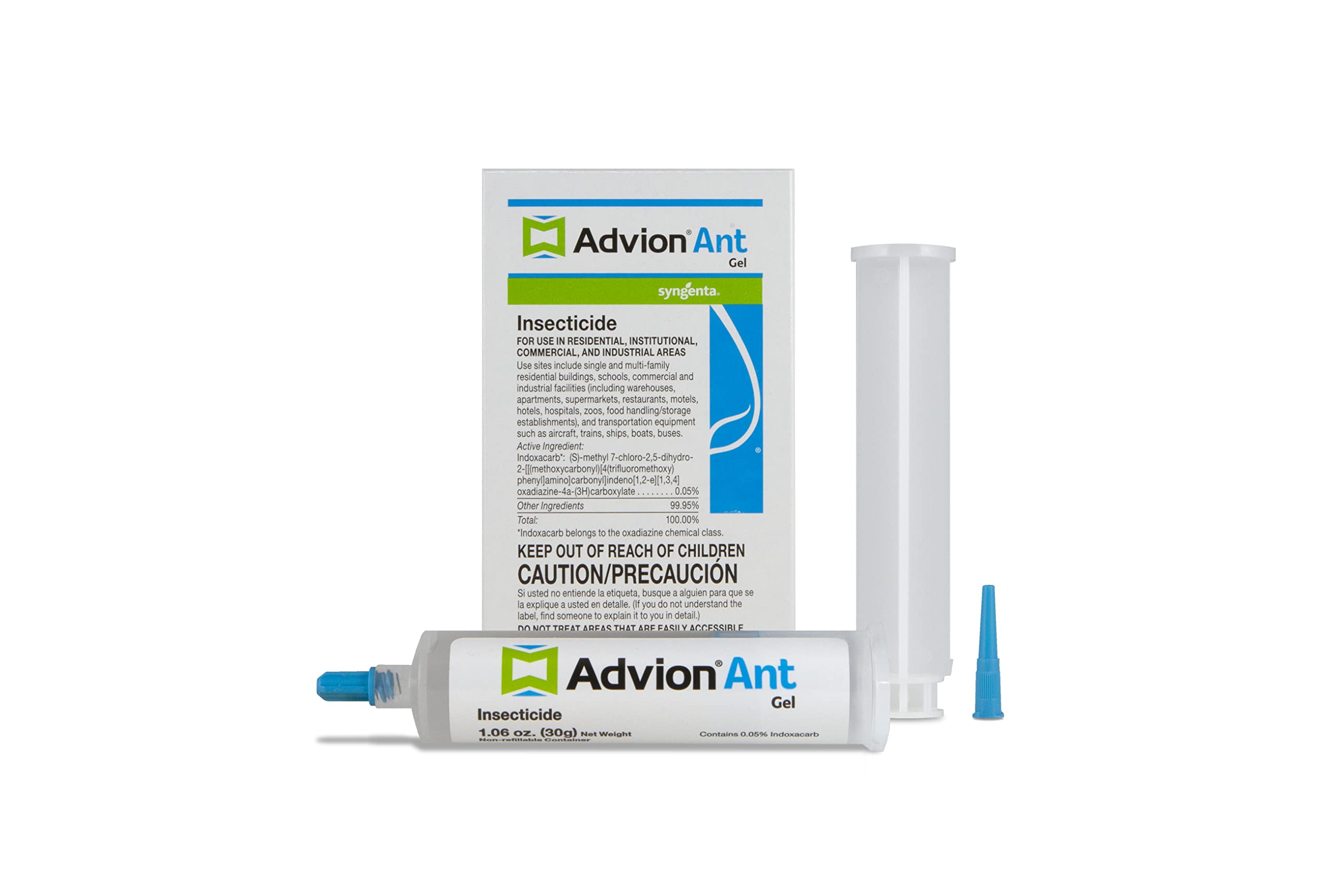 Syngenta Advion Ant Gel syringe close-up showing precise applicator benefit
