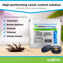 Syngenta Advion single bait arena top view highlighting secure plastic cover benefit
