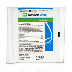 Syngenta Advion front view of packet packaging showing convenience and measured dosing