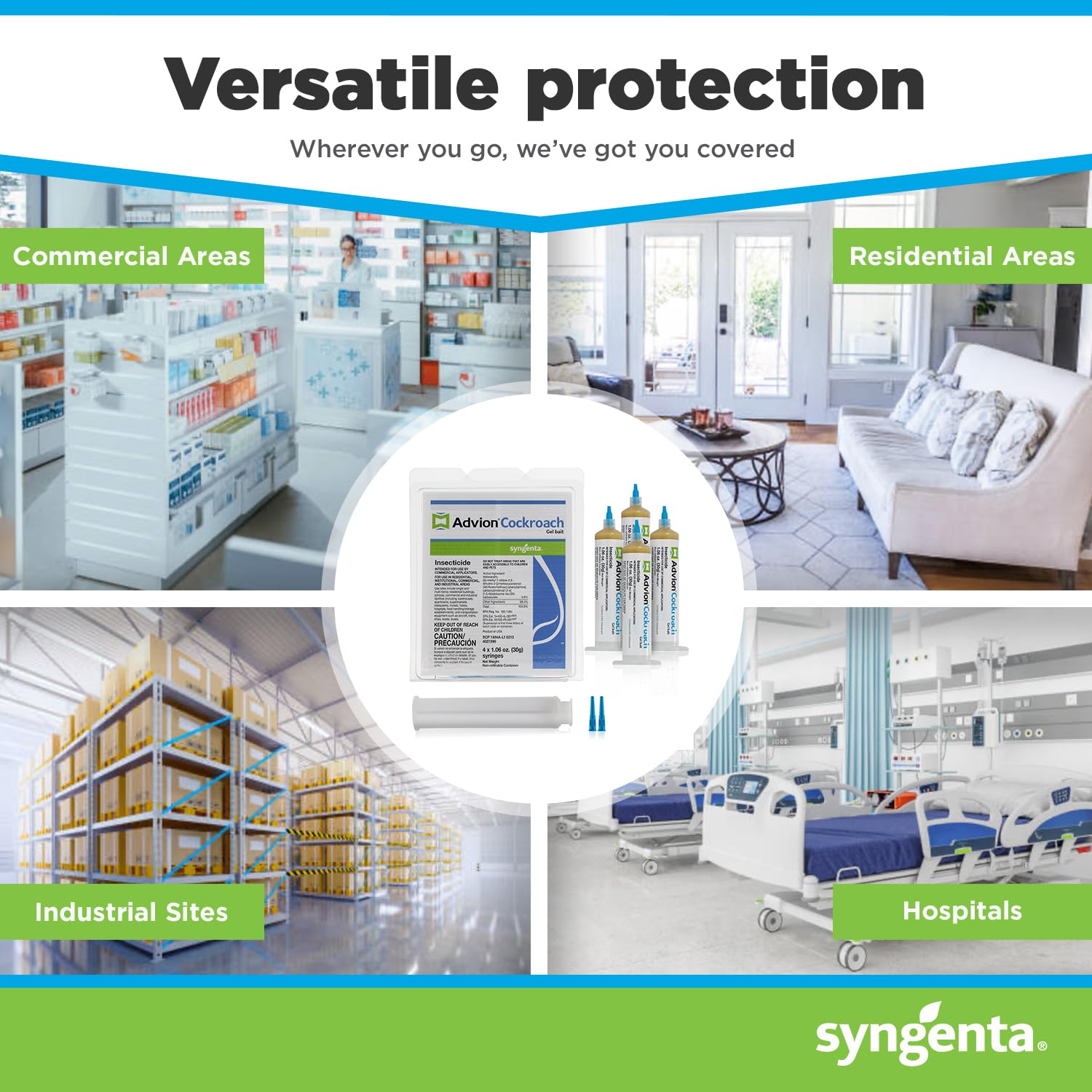 Syngenta Advion used in a commercial kitchen illustrating professional-grade control