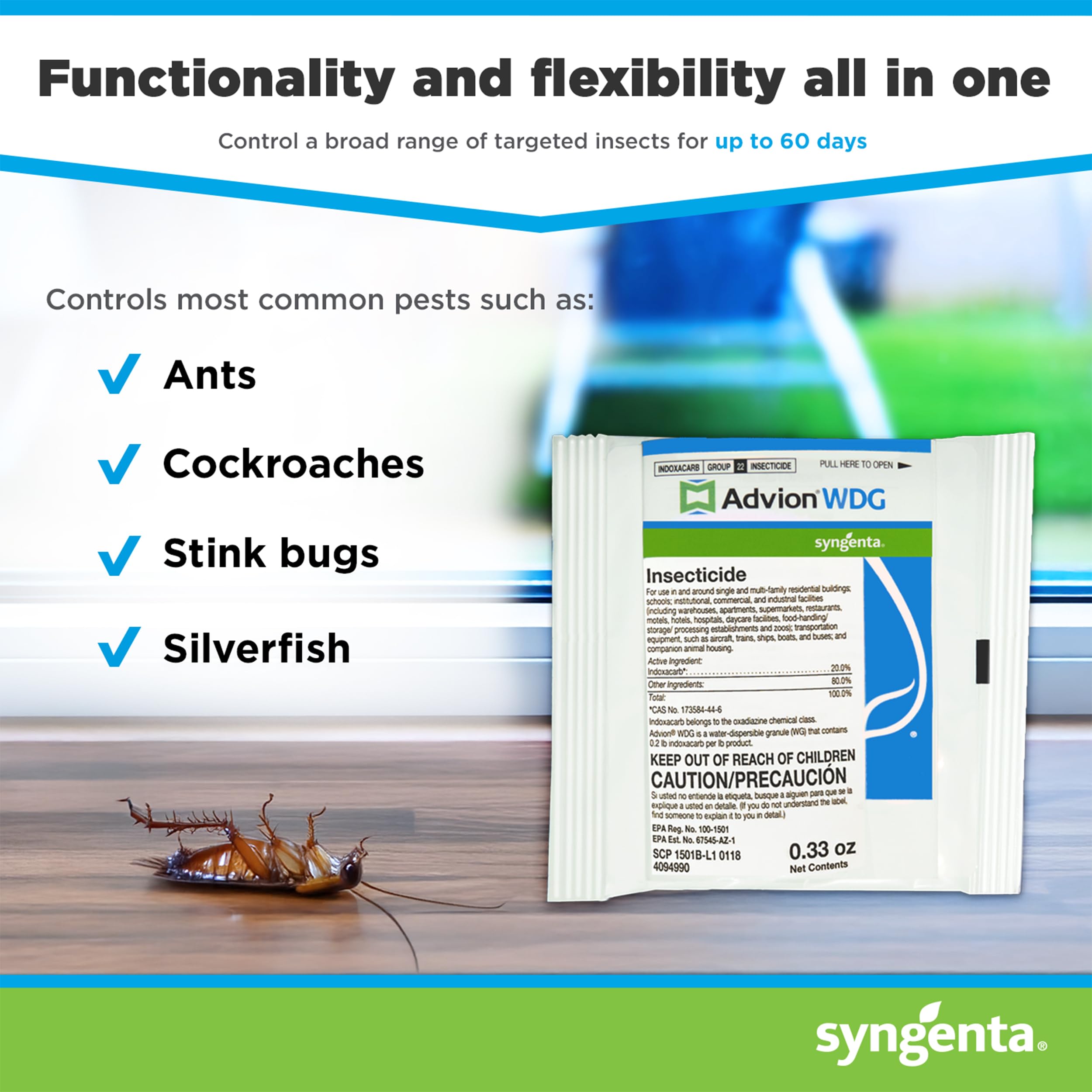 Syngenta Advion being mixed in a sprayer demonstrating consistent ready-to-use solution