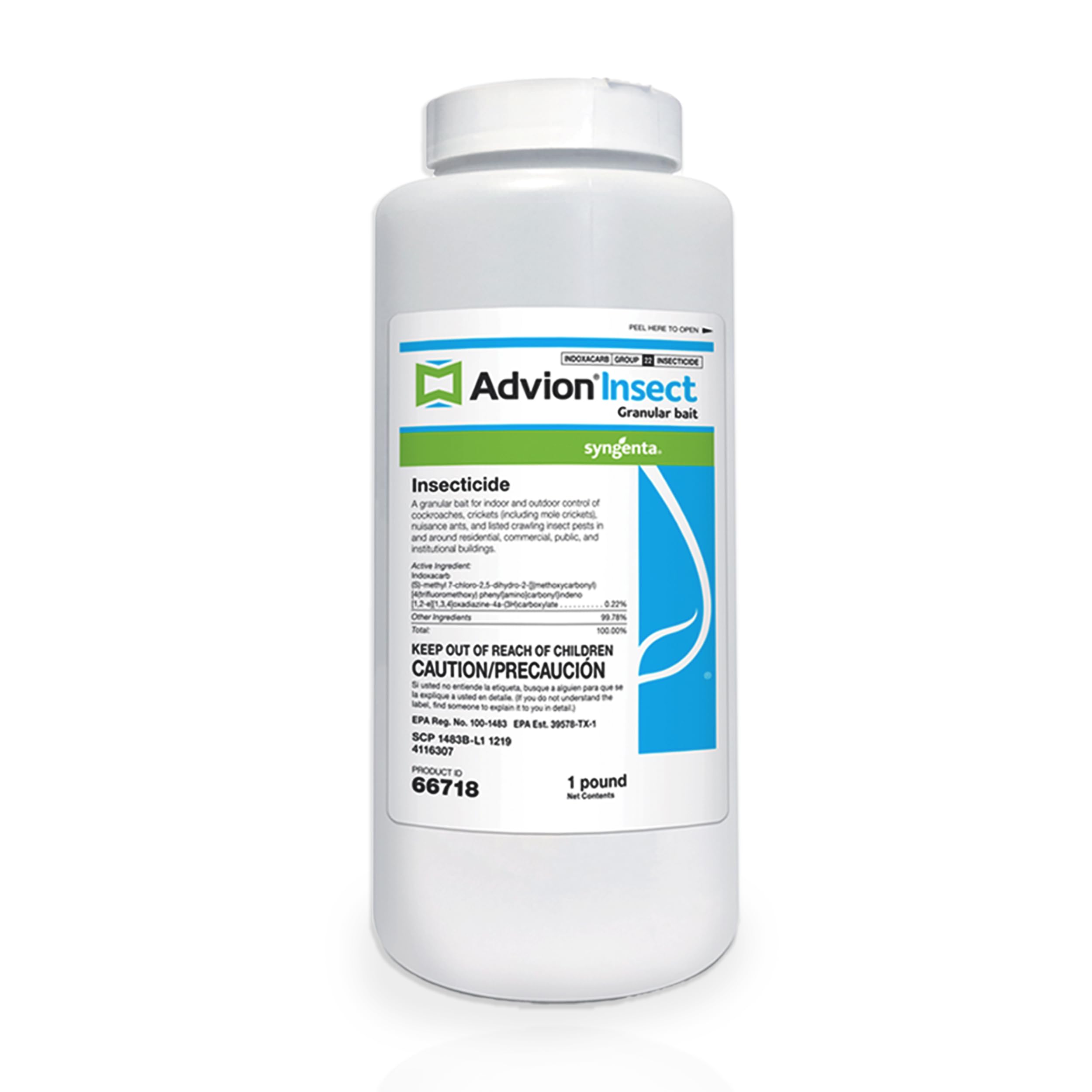 Syngenta Advion shaker bottle front showing clear labeling and ready-to-use convenience