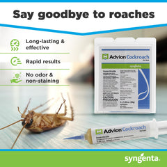 Syngenta Advion syringe tip close-up for precise placement and less waste