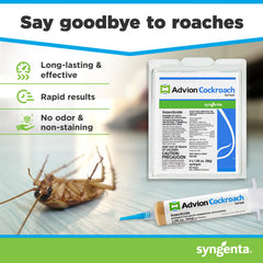 Syngenta Advion syringe closeup highlighting applicator and precise dosing benefit
