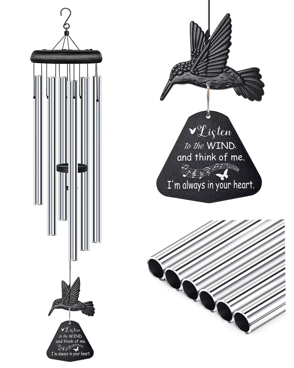 Synhonty front packaging showing memorial chime in gift box and elegant presentation