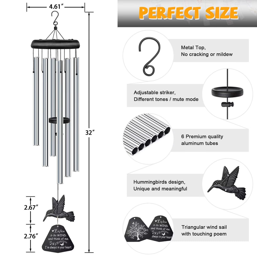 Synhonty wind chime hanging on porch producing soothing sounds for outdoor comfort