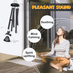 Synhonty wind catcher engraving displays comforting message and tree design