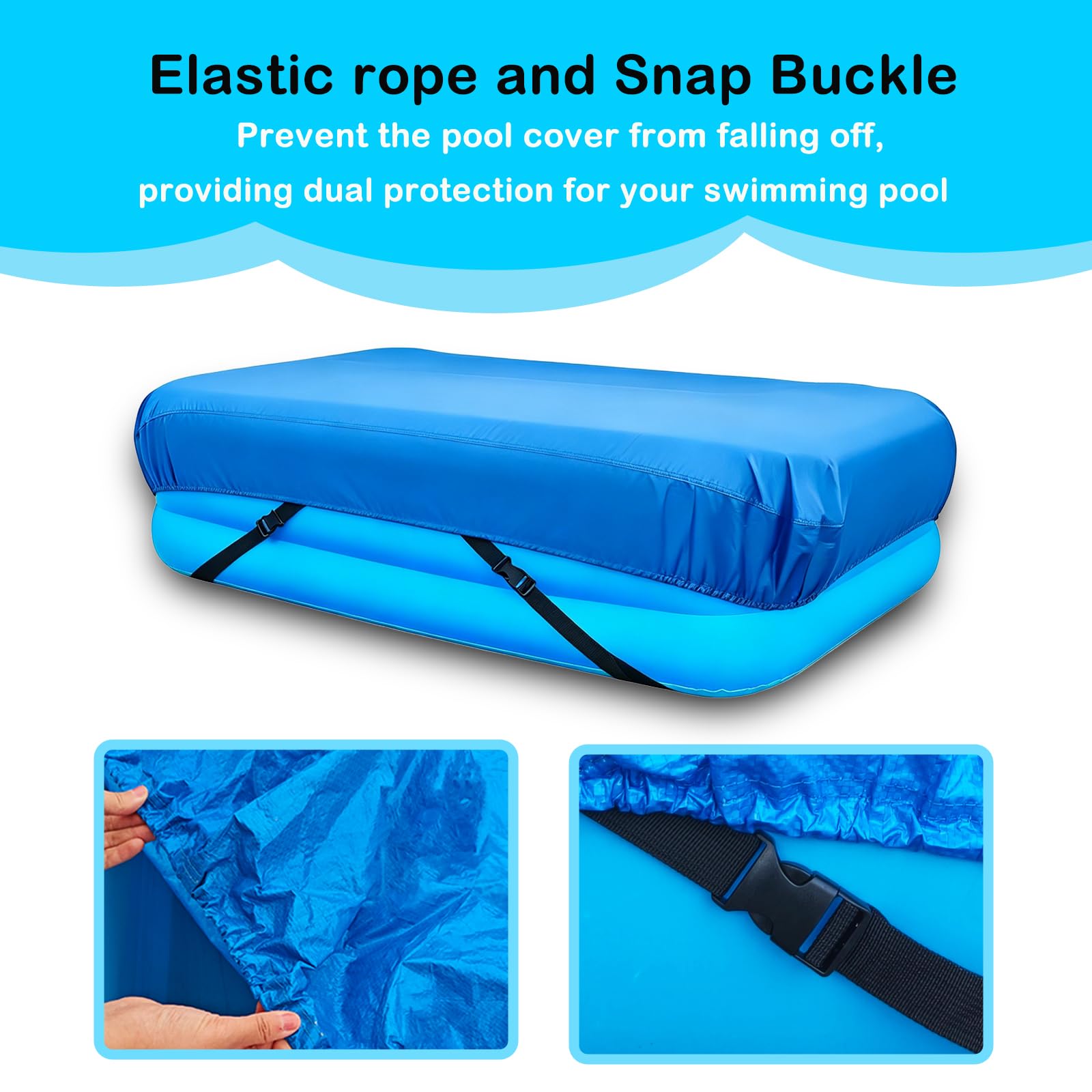 SYPGIHNA elastic edge and four straps detail for secure-fit benefit