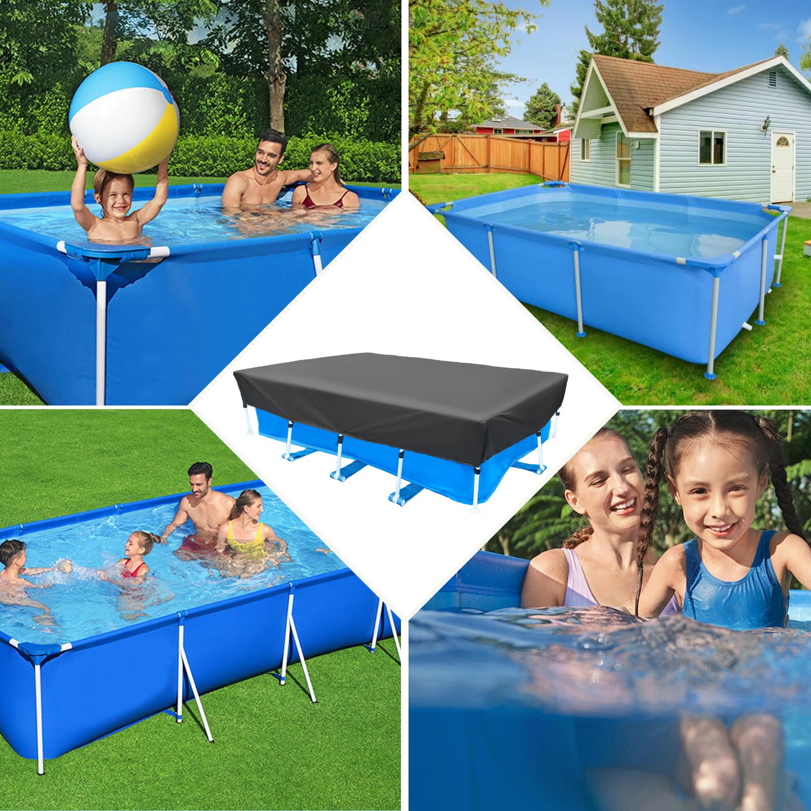 SYPGIHNA backyard lifestyle shot showing covered pool protected from elements