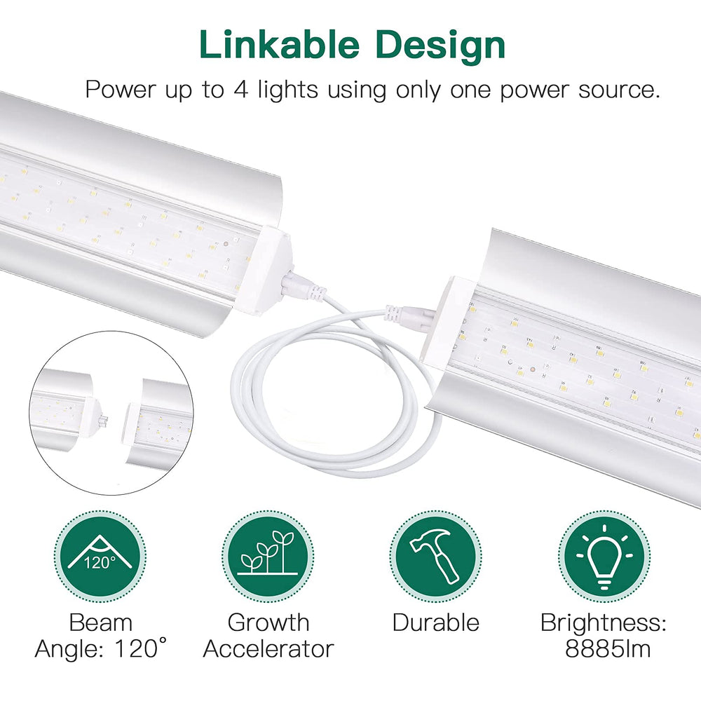 SZHLUX connecting cord and connector detail enabling up to four linkable fixtures benefit