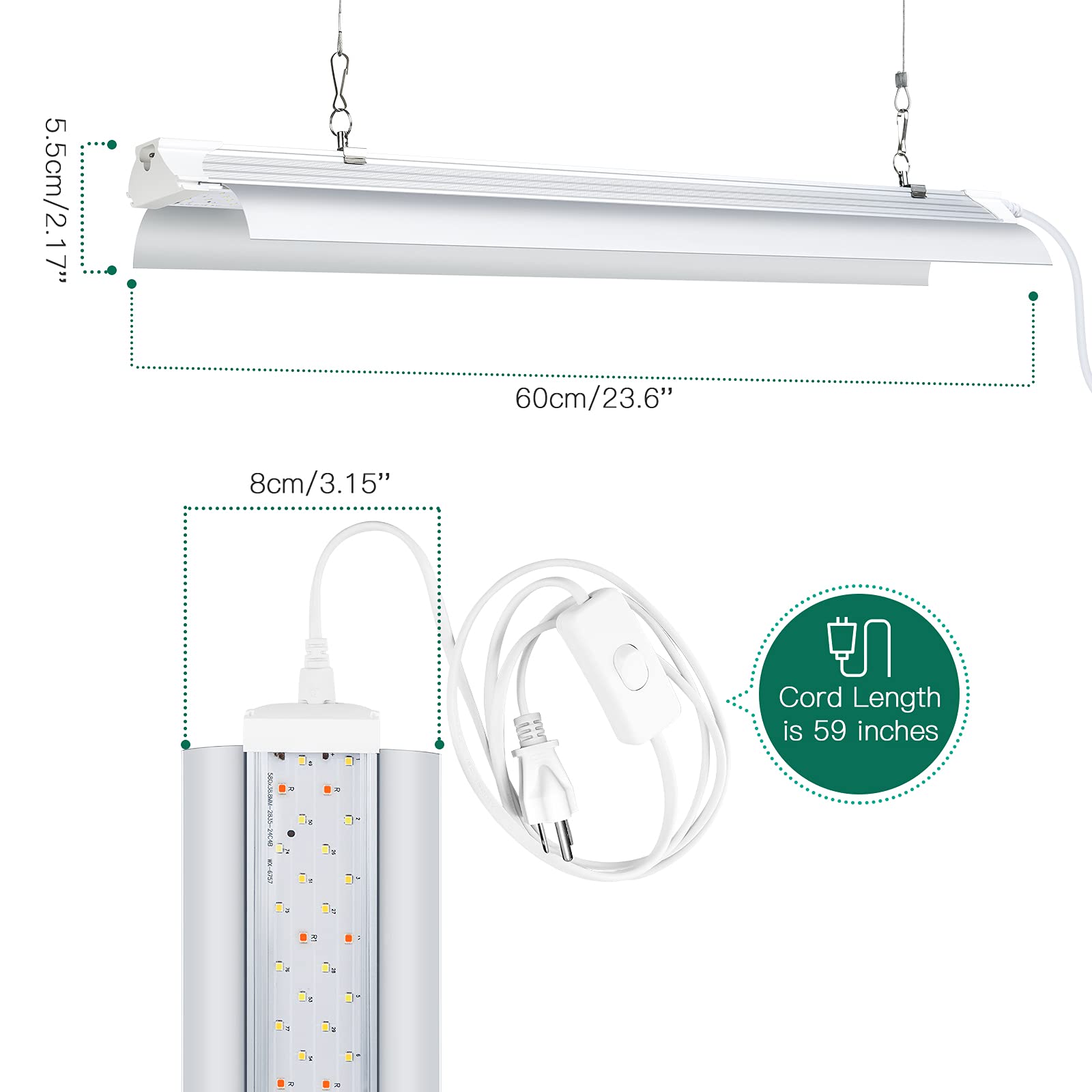 SZHLUX held by hand for scale, illustrating compact 2ft size advantage
