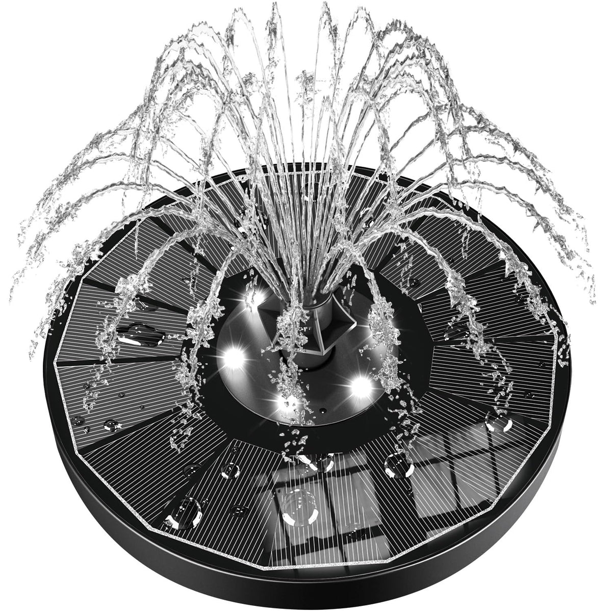 SZMP front view showing full fountain unit and neat compact design for patios