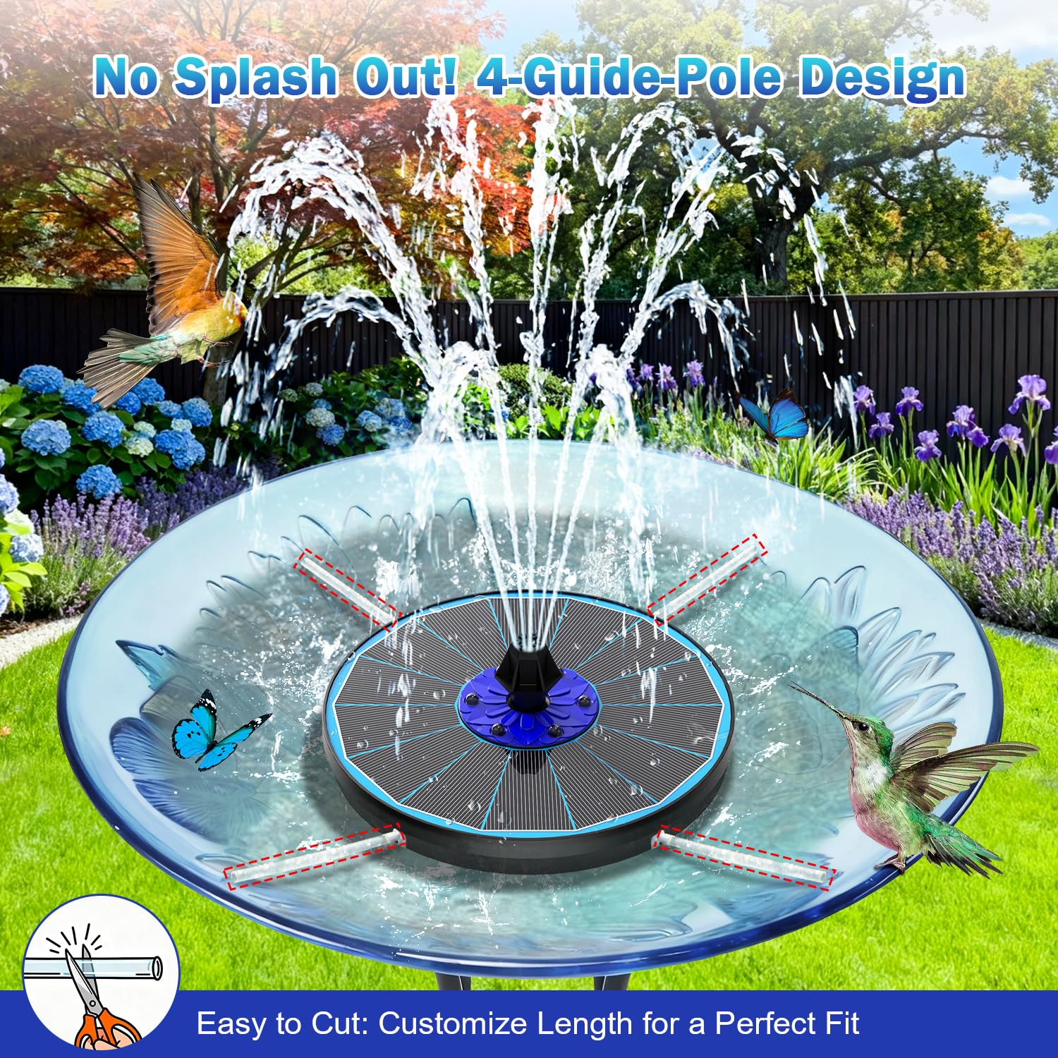 SZMP LED night show in garden creating attractive evening illumination