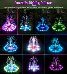 SZMP closeup of 60 star-shaped LEDs, colorful illumination at night benefit