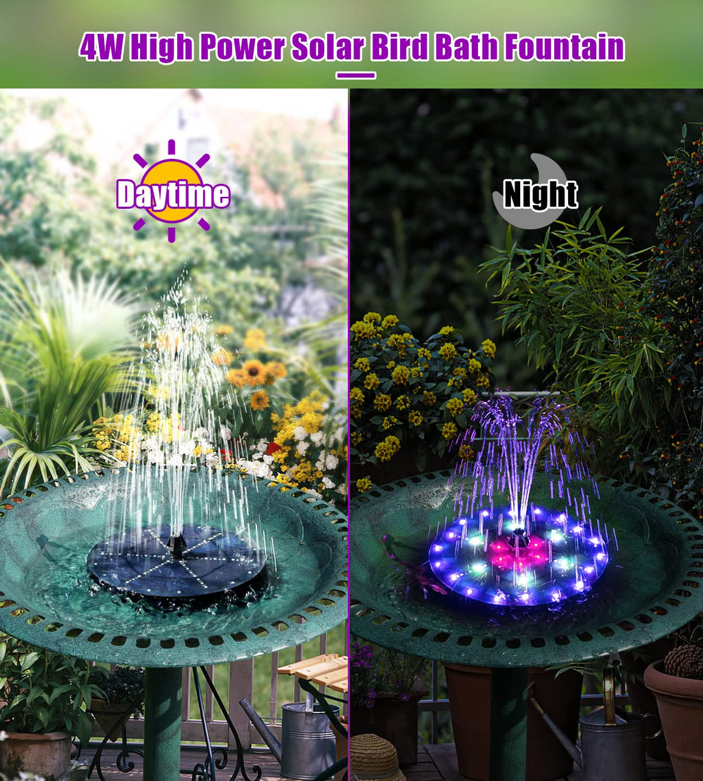 SZMP lit at night in garden showing colorful LED spectacle and ambiance benefit