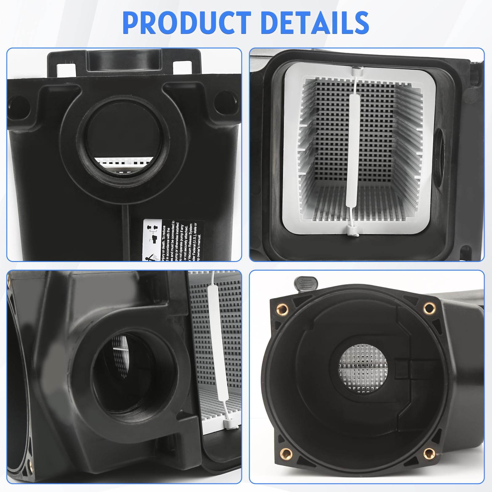SZQBZMJ housing installed on pump illustrating straightforward replacement