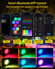 T-SUN submerged in pond illustrating IP68 waterproofing and safe glow
