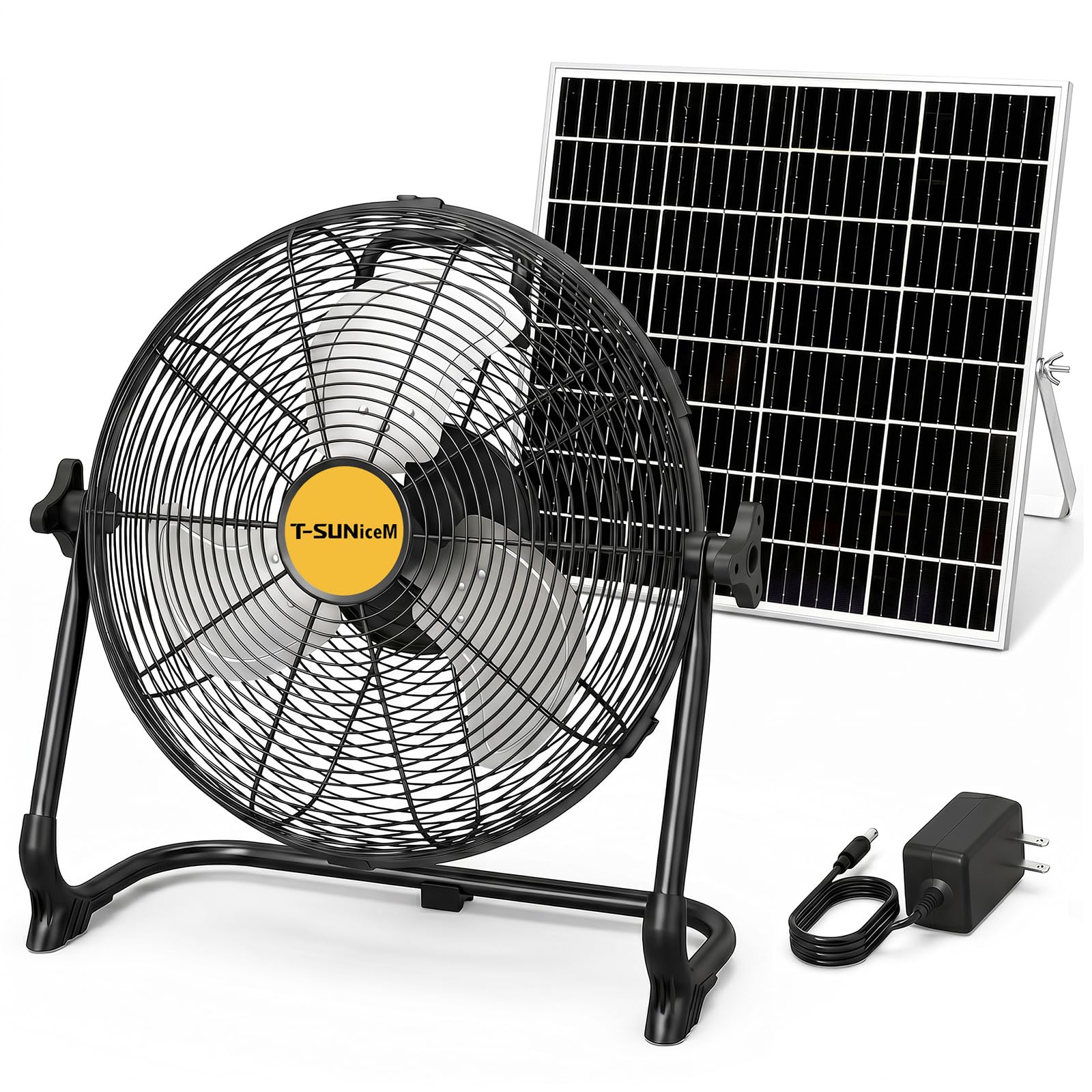 T-SUNiceM front view showing fan face and grill for strong airflow