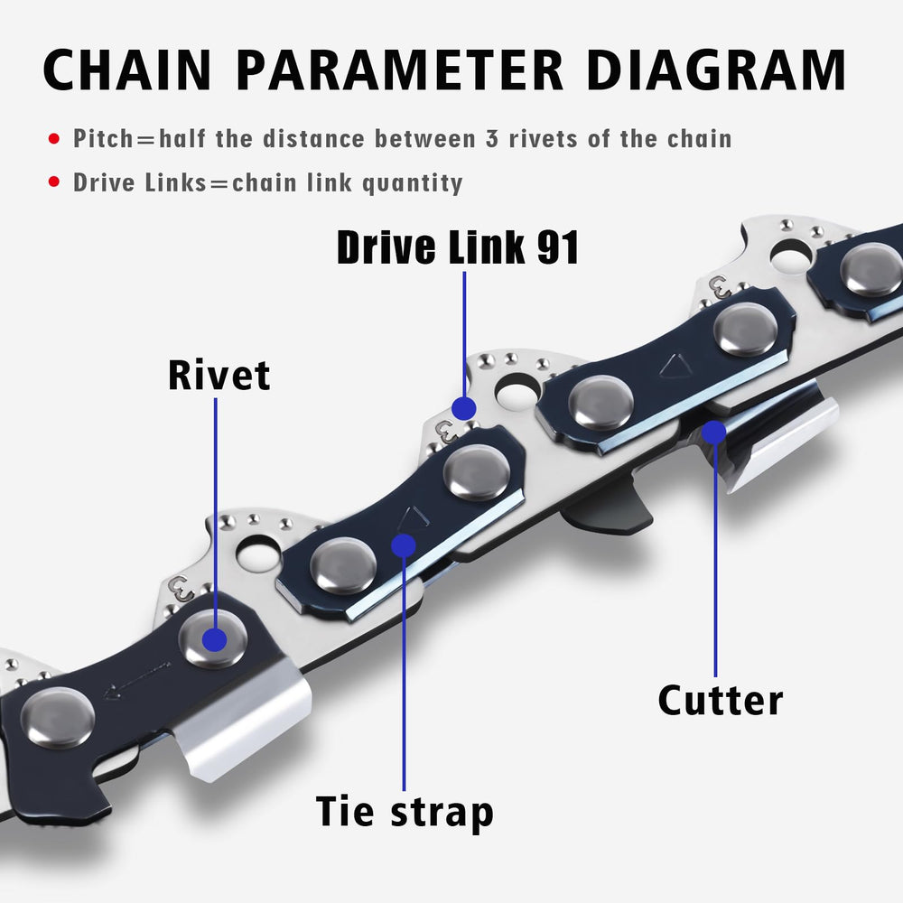 T.TAOMI drive links with oil grooves highlighting improved lubrication and life