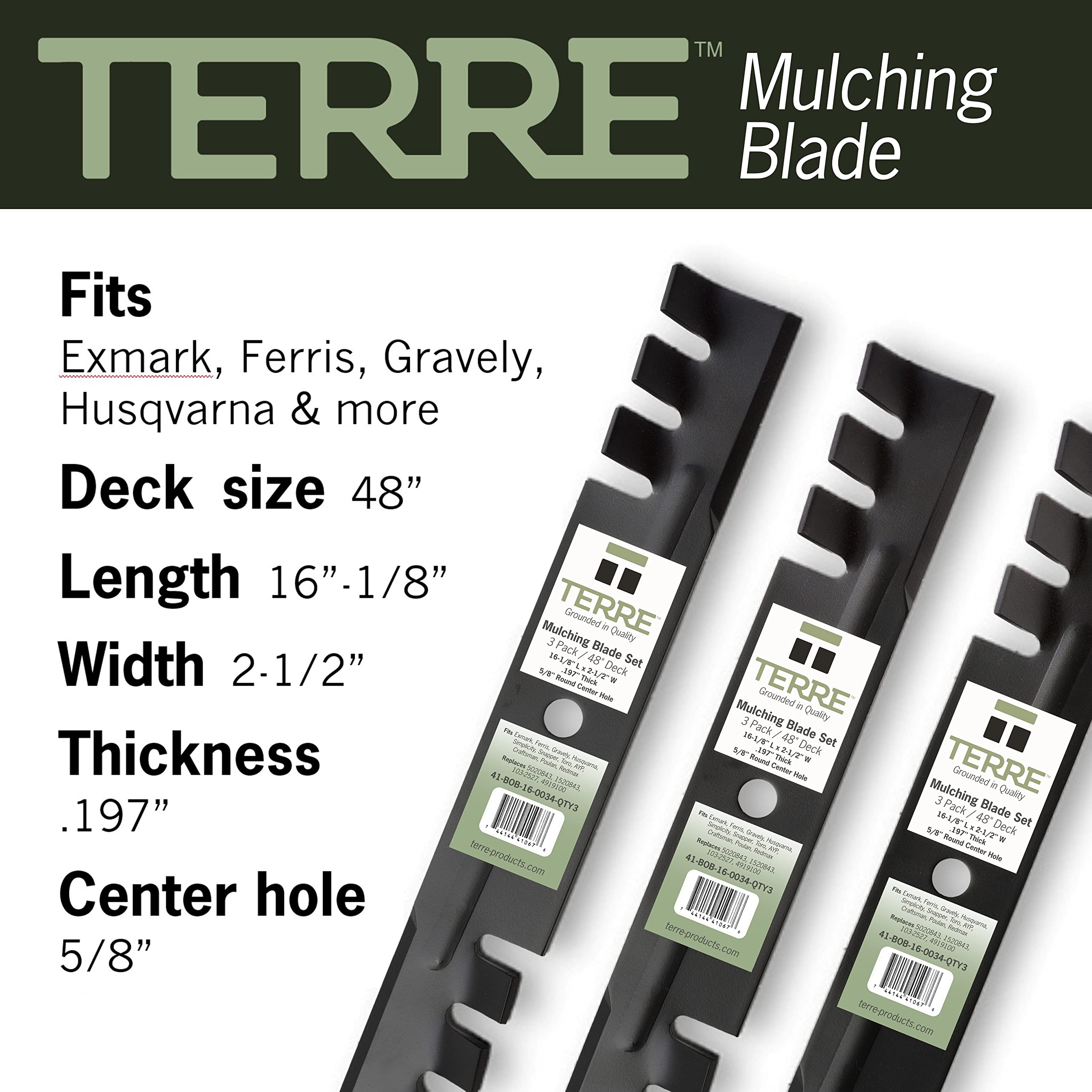 T TERRE close-up of center bolt hole reinforcing vibration-resistant mounting