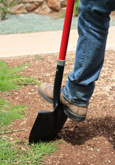 TABOR TOOLS forward turned-step and steel collar detail for added pushing power