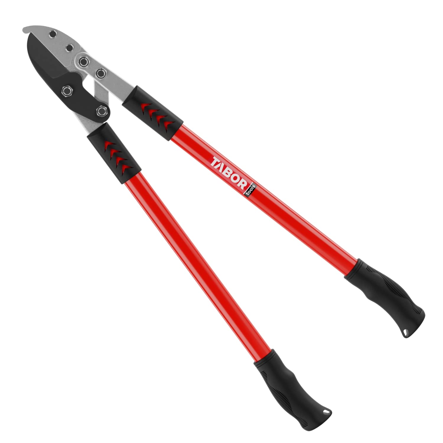 TABOR TOOLS lopper hanging in storage showing neat tool organization benefit