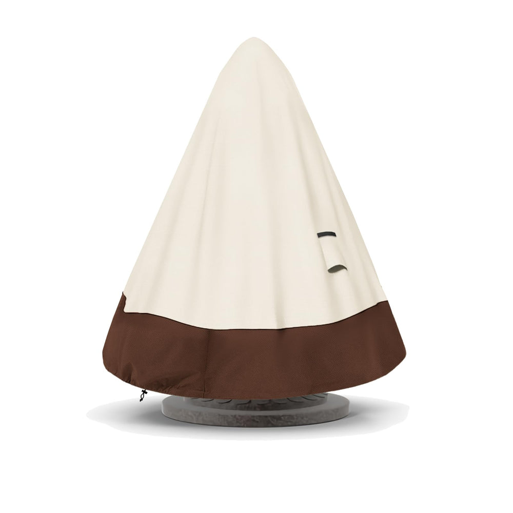 TACOMA front view of fountain cover protecting fountain outdoors, heavy-duty protection