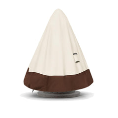 TACOMA front view of fountain cover protecting fountain outdoors, heavy-duty protection