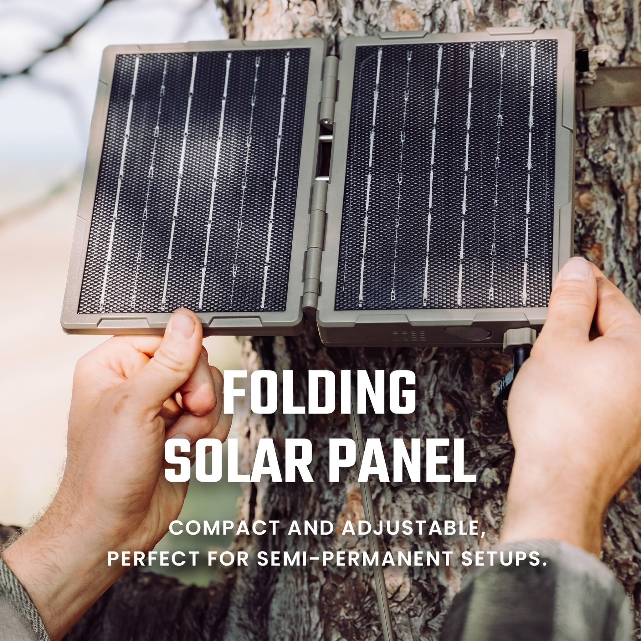 tactacam open solar array capturing sunlight for reliable off-grid power