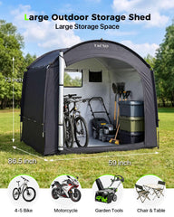 TACXO interior with four bikes neatly stored and space-saving benefit