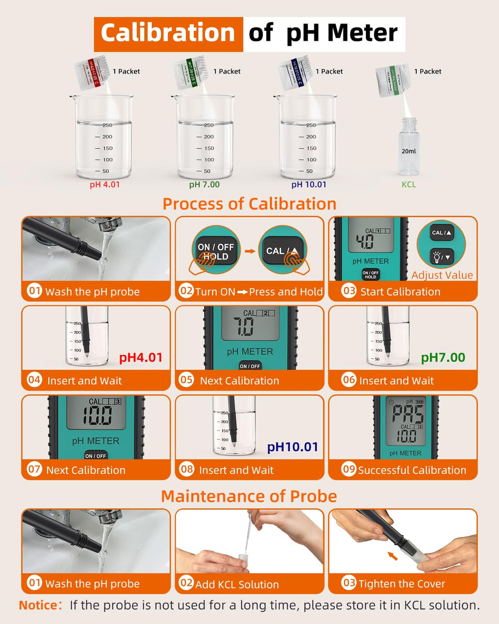 Tadeto meter inserted in garden soil demonstrating accurate soil pH