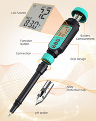 Tadeto probe and alloy protective cap showing durable probe protection