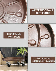 Tadpolebaby finish close-up highlighting anti-rust coating for outdoor durability