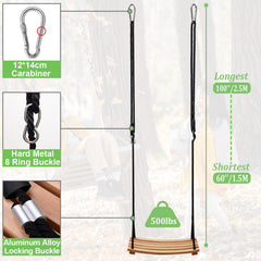Taeku rope and buckle detail showing adjustable height benefit