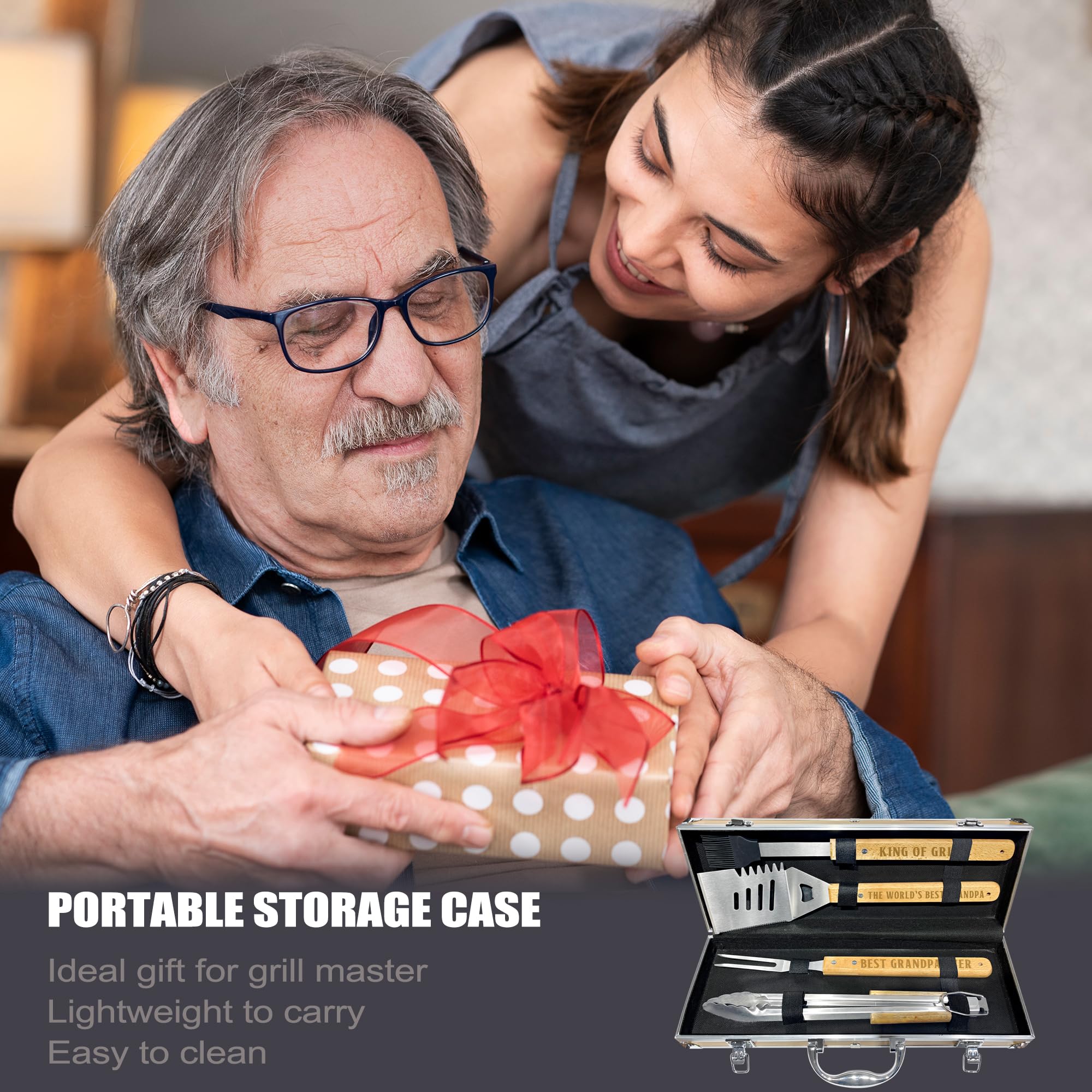 Taesun compact case closed on car trunk showing portability and protection