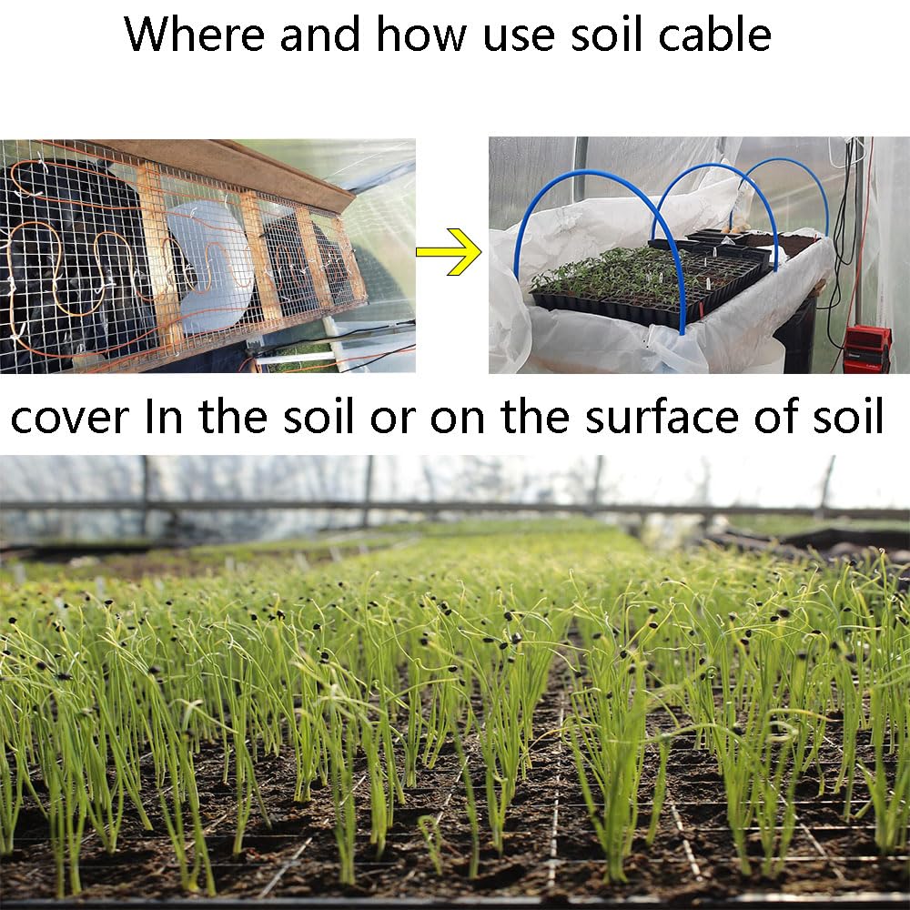 TAFALAA cable under planter demonstrating correct depth and improved seed germination
