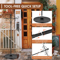 TAGEPUJIE adjustable pole showing 34 to 59 inch height flexibility benefit