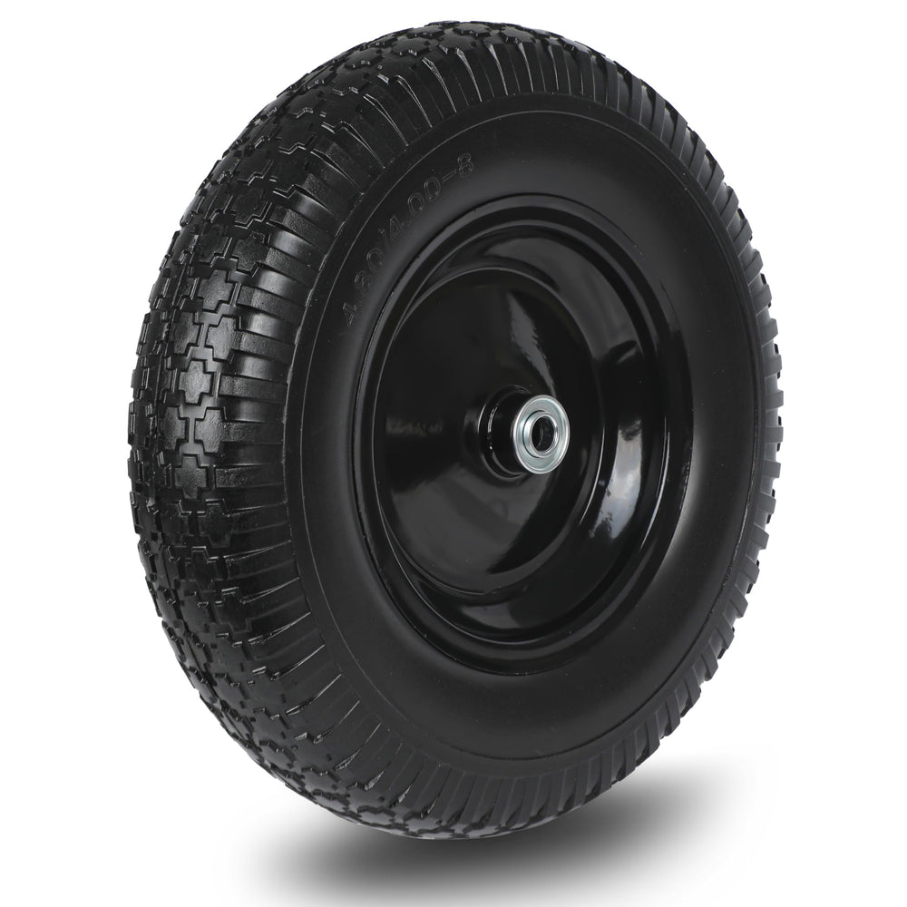 Taifa front view showing full 16-inch wheel and durable construction