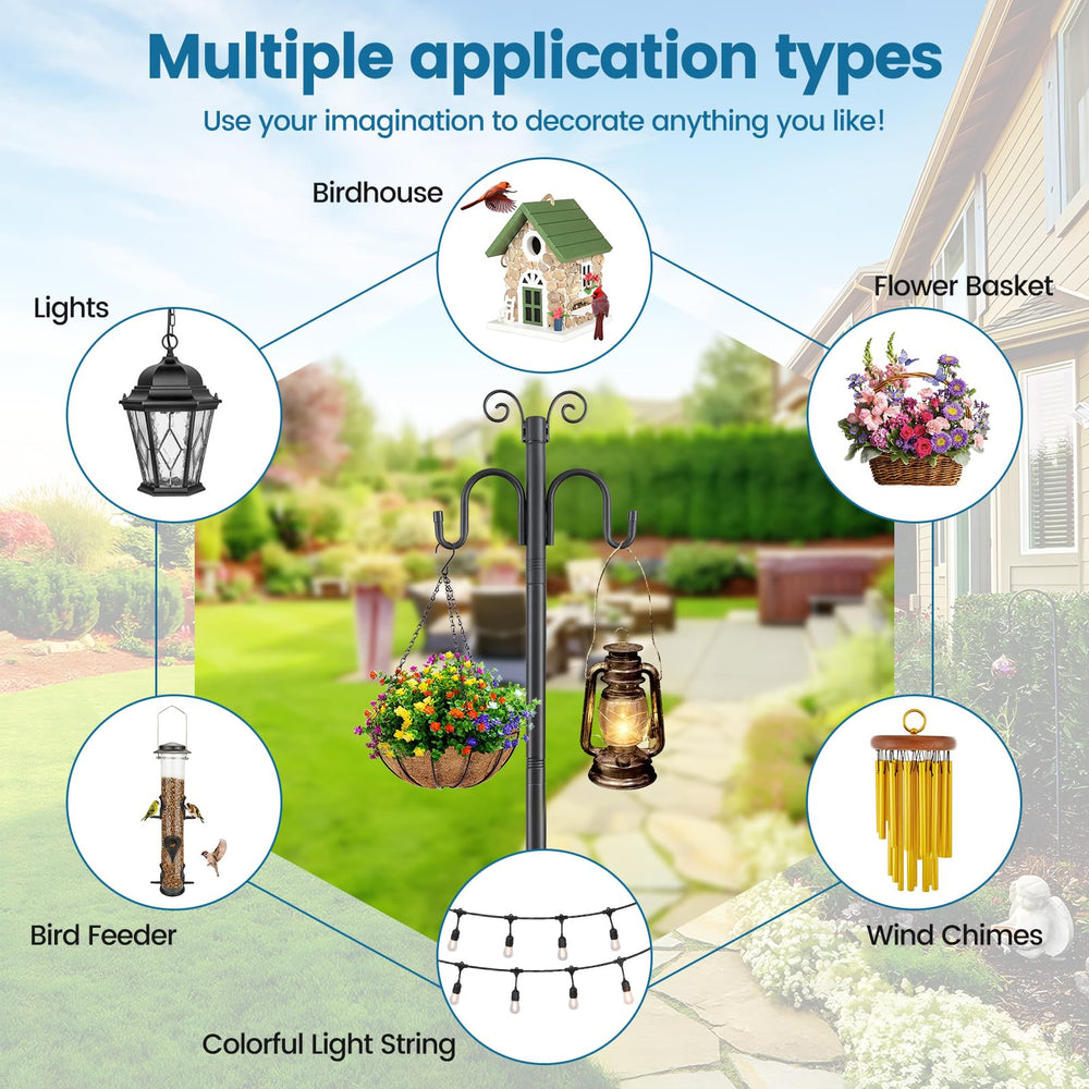 TAILERNRUYE lifestyle backyard display with baskets and lanterns enhancing outdoor decor