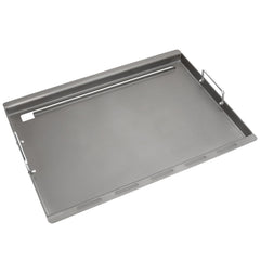 TAILGRILLER griddle installed on Weber Genesis showing full coverage and even heat