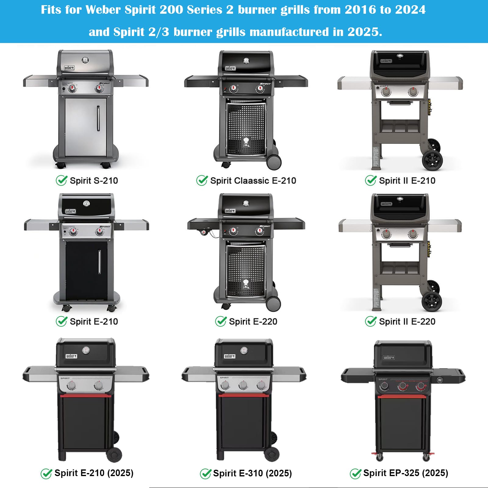 TAILGRILLER accessories bundle with handles gloves and screws for safe setup