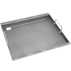 TAILGRILLER griddle front view showing even, full-surface cooking benefit