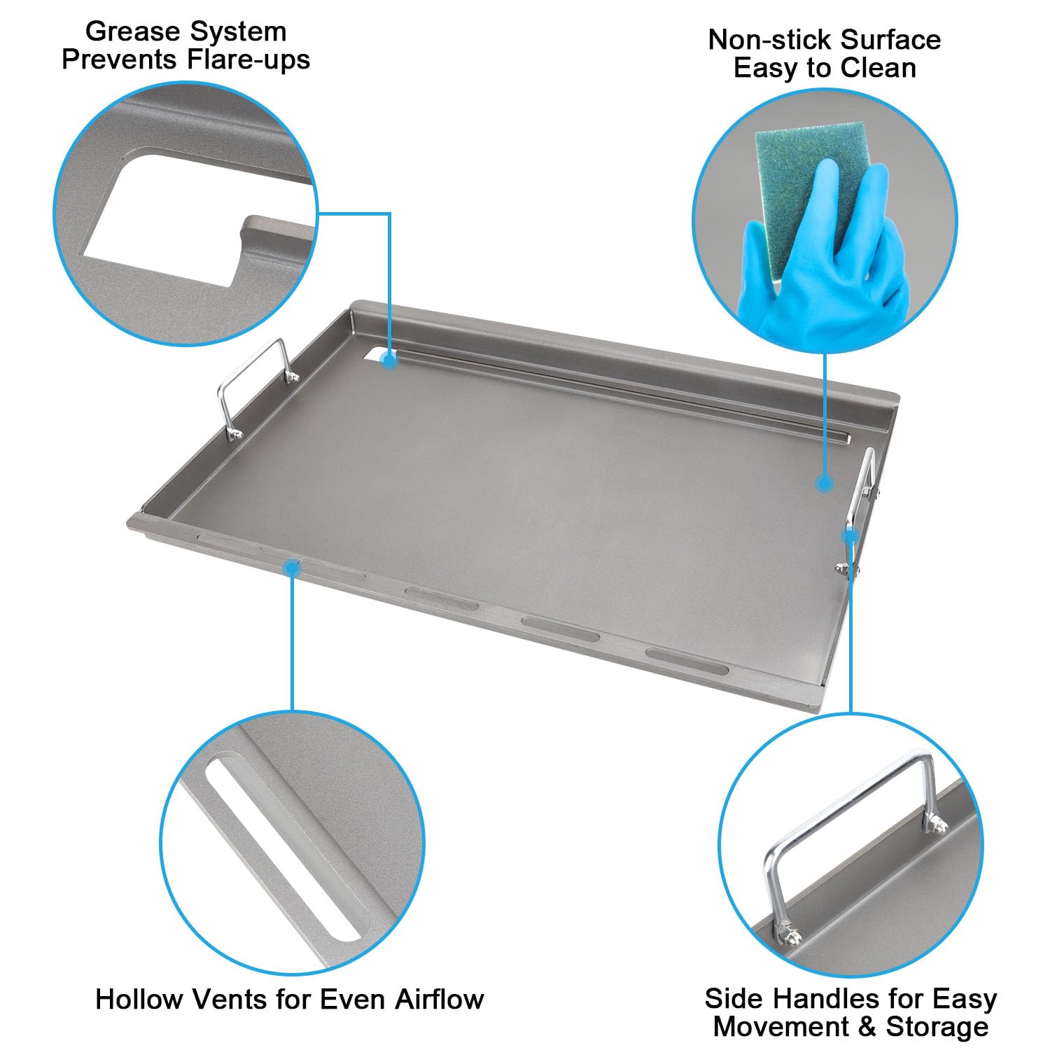 TAILGRILLER storage bag and silicone gloves for safe transport and handling