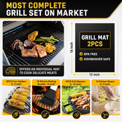 Taimasi brushes detail showing dual brush types for efficient grill cleaning
