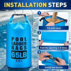 TAINAT roll-top buckle detail demonstrating watertight closure and compact storage