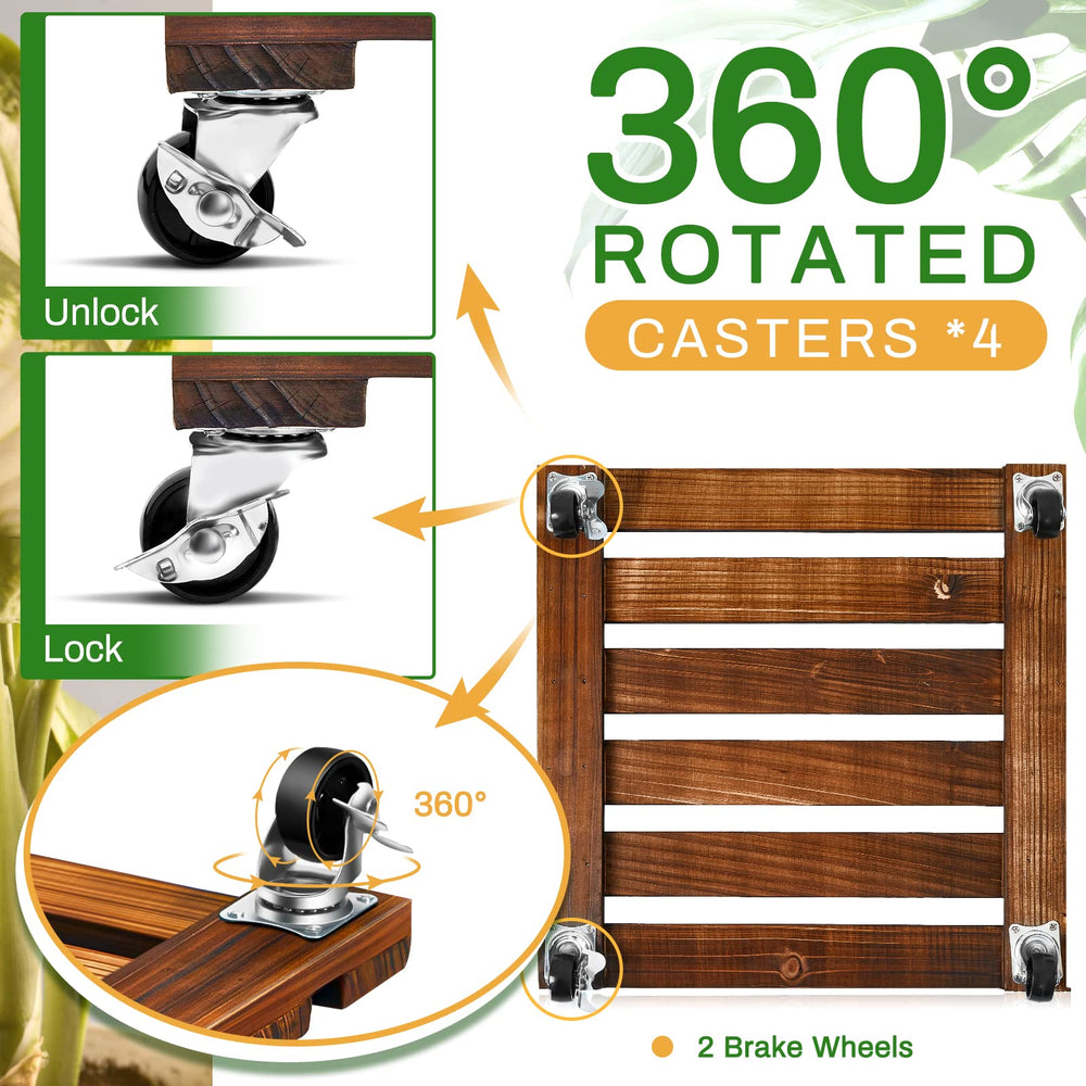 Taiyin caster detail with visible lock mechanism providing secure positioning and stability
