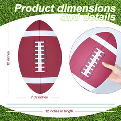 Taiyin close-up of printed football sign showing crisp graphics and durability