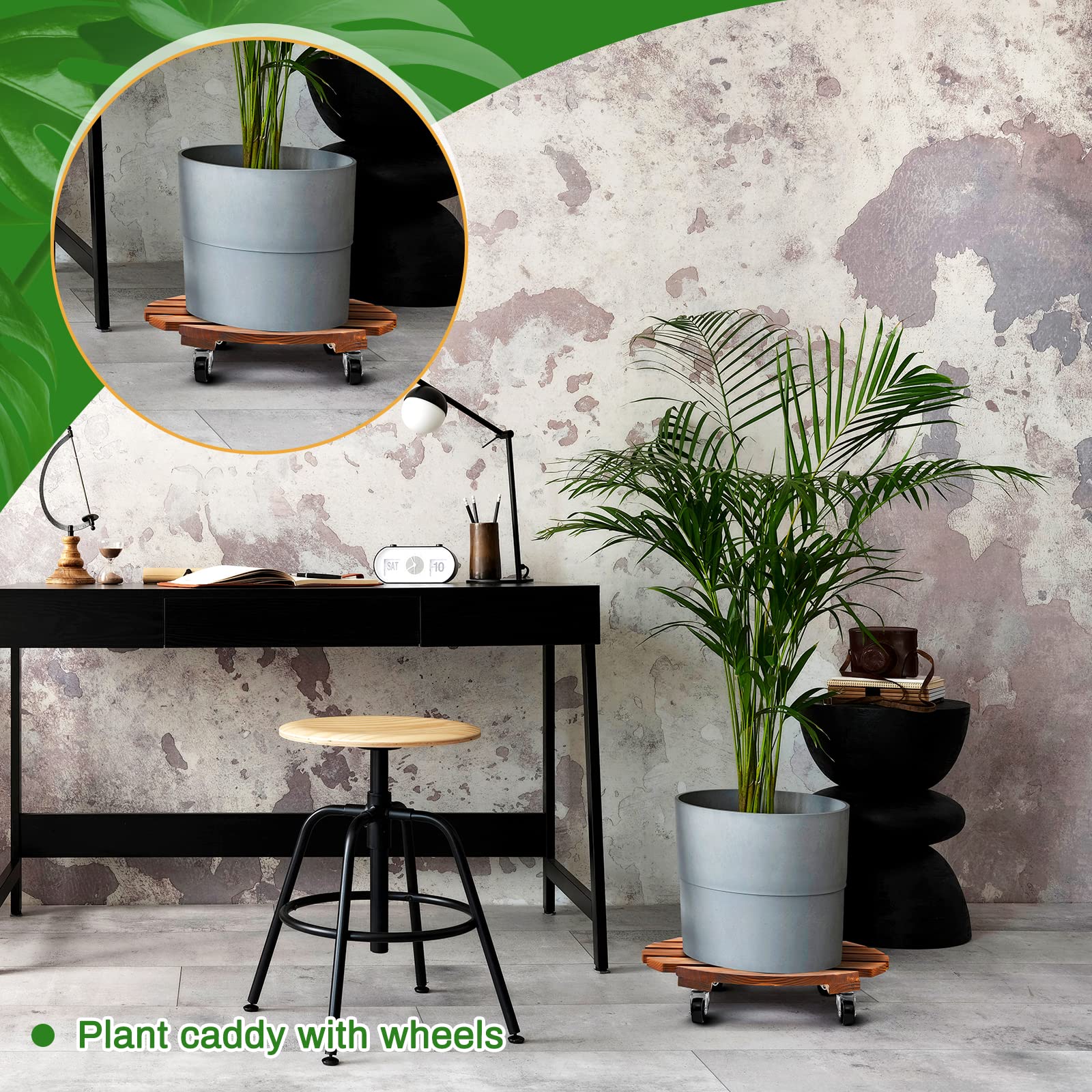 Taiyin two-pack staged on patio showing ready-to-use convenience and versatile placement